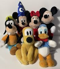 Disney Parks 6 Inch Plush Magnets Lot of 6 (Mickey x2 Minnie Goofy Donald Pluto) picture