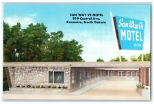 c1950's San Way Ve Motel Roadside Kenmare North Dakota ND Vintage Postcard picture