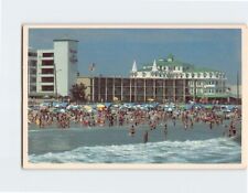 Postcard Surf bathers and luxury hotels in Cape May New Jersey USA picture