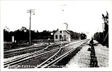 Vtg Middleborough MA Middleboro Junction Showing Bell Signal RPPC Postcard picture