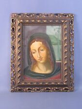 Painting Madonna Face Art Holy Collection Vintage End Xx Century picture
