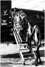 8x10 Print Hugh Hefner Barbi Benton Big Bunny Private Jet Playboy Models 1970 #8 picture