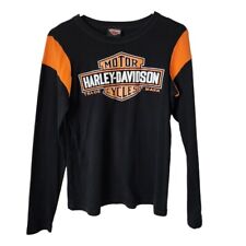 HARLEY DAVIDSON 2000s Valley Forge Long sleeve graphic biker tee size S/M picture