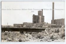 Paper mill factory, Rhinelander, Wisconsin; history photo postcard RPPC picture