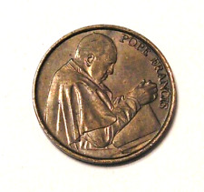 Vintage Pope Francis Token Catholic Medal Coin picture