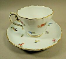 Antique 19th. Meissen Porcelain Teacup & Saucer picture