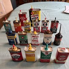 Assorted Small Size Oil Tins Collection picture