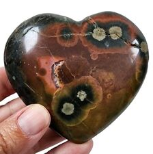 Ocean Jasper Polished Heart 158.2 grams picture