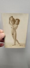 Old Vintage Original 1910 Nude Female French Photo Postcard Photograph picture