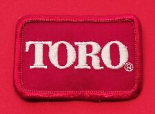 TORO LAWN EQUIPMENT BADGE PATCH VINTAGE AUTHENTIC TORO (NEW OLD STOCK) picture