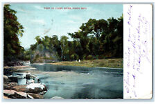 c1905 View of Coamo River in Southern Puerto Rico Antique Posted Postcard picture