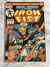 Marvel Premiere #15 MVS Intact 1974 Origin & 1st Appearance of Iron Fist Big Key picture