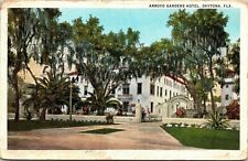 Arroyo Gardens Hotel Daytona FL Florida WB Postcard VTG c1925 PM WOB Note 1c picture