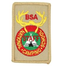National Camping School STAFF Patch Boy Scout Badge BSA Insignia Current Issue picture