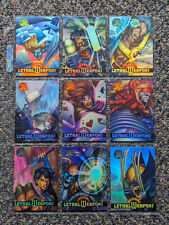 1995 Fleer Ultra X-Men All Chromium - Lethal Weapons HoloFlash - Complete Set picture