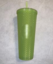 Starbucks GLOW In The DARK Lemongrass Tumbler Cup VENTI 24oz Studded picture