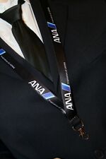Lanyard ANA AIRLINES keychain neckstrap Inspiration of Japan LANYARD *BLACK* picture