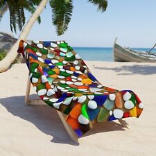Sea Glass Design Beach Towel picture
