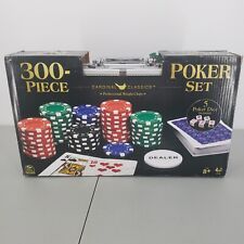 Cardinal Classics 300 Piece Poker Set w Aluminum Carrying Case Chips Dice Cards picture