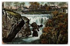 Antique Early 1900s- Norwich Falls - Norwich, Connecticut Postcard (Posted 1909) picture