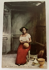 Antique Postcard A Maiden Of The Tierra Caliente Mexico picture