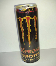 RARE 2010 MONSTER ENERGY DRINK X-PRESSO MIDNITE (1X) FULL 9.6oz Can picture