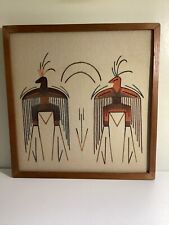 Native American Navajo Healing Sand Painting Artist Signed Lillie A. Sloan 12X12 picture