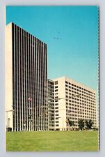 Detroit MI-Michigan, City County Building, Antique, Vintage c1971 Postcard picture