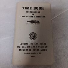 1966 Brotherhood Of Locomotive Engineers Time Book New Unused Condition picture