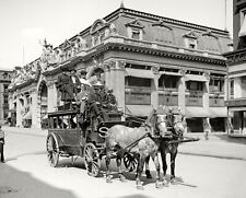 1906 New York  5TH AVENUE STAGE COACH 8.5X11 PHOTO picture