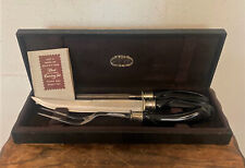 Vintage FLINT Hollow Ground 3 piece Carving Knife Cutlery Set, Bakelite Handles picture