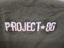 PROJECT 86 SIGNED T SHIRT SHORT SLEEVE XL USED WASHED picture