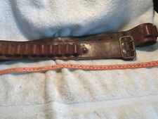 Pre WW1/WW1 Canadian Army Leather Open Loop Ammo Belt picture
