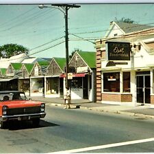 c1960s Cape Cod, MA Dennis Port Main Street Downtown St Mercury Comet Car A145 picture