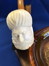 Vintage Ivory Color Pipe handcraved Turk head picture