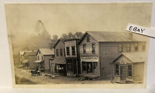 EARLY EXPORT PA OLD COAL MINE TOWN WOODEN FRAME STORES & BUSINESSES NEW POSTCARD picture