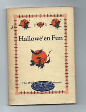 Vintage Halloween Hallowe'en Fun Banner Play Bureau Idea Book picture