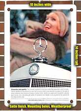 METAL SIGN - 1959 Mercedes Benz Character and Quality - 10x14 Inches picture