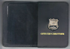Police Officer's Brother Random Number Mini Pin Book Wallet picture