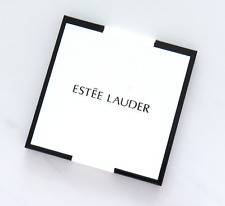 Estee Lauder Mirror Compact Vintage Standing Travel Purse Black White Square picture