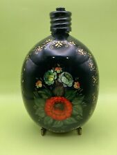 Hand Painted Zhostovo Style Russian Canteen 1990s Boho picture