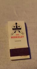 Matchbook Cover - The Berkly - [London] Vintage  picture