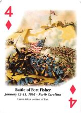 Battle of Fort Fisher North Carolina Civil War Playing Card picture