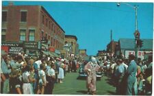 Rockland, ME Maine old Postcard, Seafoods Festival with Yorkie the Clown picture