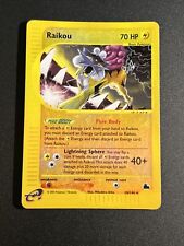 Pokemon Raikou Skyridge Eng Set 28/144 in English Rare Holo REVERSE Rare Foil picture