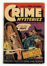 Crime Mysteries #7 GD+ 2.5 1953 picture