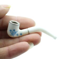 20pcs Mini Plastic Tobacco Pipe Classic Smoking Pipe Bent Stem 60mm Pipes picture