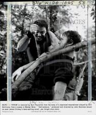 1972 Press Photo Actors Burt Reynold & Bill McKinney star in 