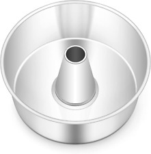 10Inch Angel Food Cake Pan, Stainless Steel Cake Pan with Tube, Healthy & Non-To picture