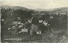 Gibson, PA Pennsylvania 1912 Postcard, Birdseye View Looking North picture